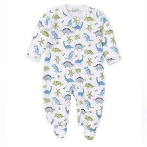 Kissy Kissy Boys' Cotton Dinosaur Footie + Matching Hat